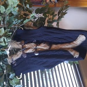 Furry Sweater Vest